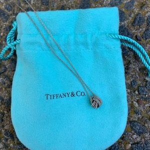 Tiffany love knot necklace